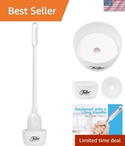 Durable White Handy Holder Caddy - Stylish Sink Organizer &amp; Toilet Brush... - $45.00