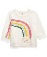 NWT Tucker Tate Toddler Rainbow Sweatshirt White Size 6M - £8.86 GBP