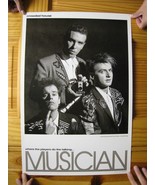 Crowded House Poster Vintage Band Shot Where the Players Do the Talking - $244.97 CAD