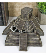 Mesoamerican Aztec Pyramid Of The Sun And Moon Decorative Jewelry Box Fi... - £39.30 GBP