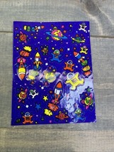 Vintage Lisa Frank Space Astronaut Planet Stickers Sheet 1980s 90s S122 - £14.80 GBP