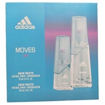 Adidas Moves For Her Eau de Toilette Perfume for Women EDT Gift Set 15ml &amp; 30ml - £35.12 GBP