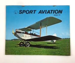 Sport Aviation Flying Magazine Sep 1971 Vintage Issue Airplane Pictures Ads - £4.66 GBP
