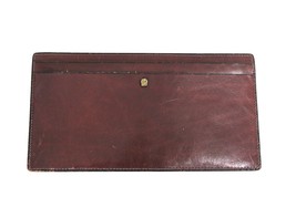Retro Aigner Checkbook Wallet - Cordovan Burgundy Cool, Unique Find! - $1,065.93 MXN