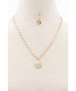 Sodajo Eye Coin Oval Link Necklace - €7,69 EUR