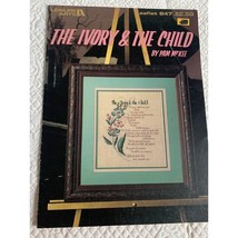 Leisure Arts The Ivory & The Child cross stitch design leaflet book 847 - $8.69