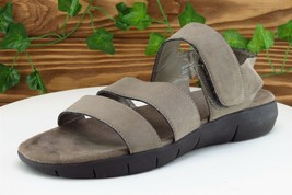 Aerosoles Sz 8.5 M Brown Ankle Strap Synthetic Women Sandals - £13.41 GBP