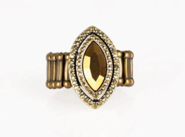 Paparazzi Modern Millionaire Brass Ring - New - £3.55 GBP