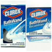 Clorox Bath Wand Disposable Tub Shower Cleaning System Kit and Refills Lot - $28.95