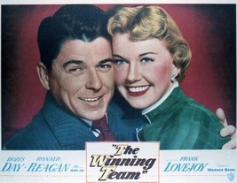 The Winning Team Doris Day and Ronald Reagan 11x14 inch poster - £15.45 GBP