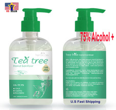 300ml FDA Tea Tree Hand Sanitizer Disinfectant 75% Alcohol Anti Bacteria... - £12.00 GBP+