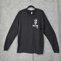 2018 Superbowl XO Half Time Show T-Shirt Men Large Black Long Sleeve Bella-Canva - $18.32