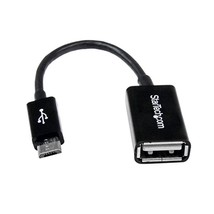 StarTech.com 5in Micro USB to USB OTG Host Adapter - Micro USB Male to U... - $12.00