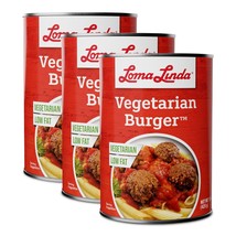 Loma Linda - Low Fat Vegetarian Burger (15 oz.) (3 Pack ) - Plant Based - $29.95