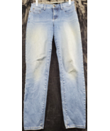 NYDJ Jeans Womens Size 2 Blue Denim Cotton Pockets Flat Front Casual Med... - $34.08 CAD