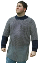 10mm Aluminum Butted half sleeve Haubergeon Medieval Costumes Armor roleplay sho - £63.60 GBP+