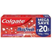 Colgate MaxFresh 300 grams pack Anticavity Toothpaste Gel Spicy Fresh co... - $17.51