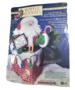 VTG Dimensions &quot;TOY MAN&quot; BOTTLE BUDDY FELT APPLIQUE KIT Santa Christmas ... - $27.91 CAD