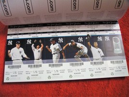 MLB 2010 NY Yankees Full Unused Collectible/Souvenir Ticket Stubs $3.99 ... - £3.15 GBP