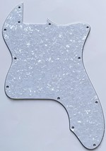 Guitar Pickguard For Classic Series &#39;72 Thinline Tele Blank ,4 Ply White Pearl - £10.38 GBP