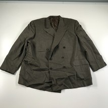Vintage Ermenegildo Zegna Blazer Größe 46 R Brown Gestreift Wolle Groß K... - £29.71 GBP