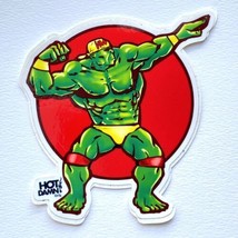 Large Hulk Sticker By Hot Damn Arts 3.75” - $14.95