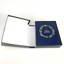 NIV Our Family Story Bible Navy Wreath Exclusive Edition Leathersoft 10.7 Font - £31.26 GBP