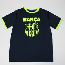 FCB Boy&#39;s Barca Football Club Soccer Tee T-Shirt Top size L - £7.81 GBP