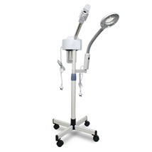 Salon Facial Steamer With Ozone And Aromatherapy &amp; 5 Diopter Magnifying Lamp - £109.76 GBP