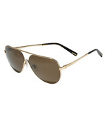 Chopard Mens SCHC30 300Z Shiny Gold/Brown Lens Sunglasses Authentic 63mm - $276.21