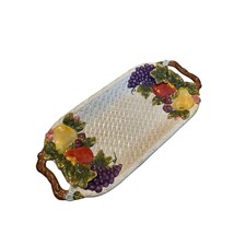 Style Eyes by Baum Bros. Cornucopia Collection Platter 10x20 Handle Frui... - $34.54