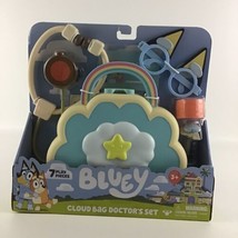 Bluey Cloud Bag Doctor&#39;s Set Medical Kit Bandage Stickers 2018 Moose Toys New - £38.94 GBP