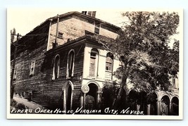 Postcard RPPC Historic Piper’s Opera House Theater Virginia City Nevada 1939 - £11.05 GBP