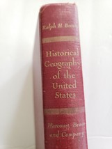 Historical geography of the United States Ralph  H. Brown hard copy - £35.74 GBP