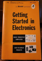 1967 Allied Radio Getting Started In Electronics Book Manual  - $7.92
