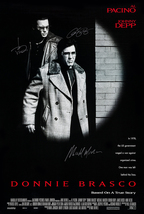 DONNIE BRASCO signed movie poster - £164.02 GBP