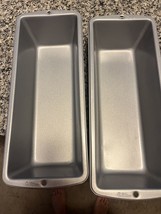 Wilton Non-Stick Long Bread Loaf Pans 2 Pack Stock No 2105-995 Very Good Unused - $11.88