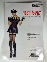 Sexy Halloween Police Cop Costume Hot Topic Small Medium Pre Owned - £19.02 GBP