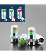 2.4Bar 4Pcs Car Safety Warning Air Pressure Tire Monitor Indicator Valve... - $13.56 CAD