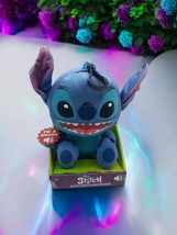 Disney Stitch Bitty Boomers Clip-On 5.5&quot; Plush Rechargeable Bluetooth Sp... - $17.81