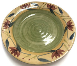 Pier 1 One Elizabeth Dinner Plate 11 5/8” Hand Painted Stoneware Multicolor - £11.83 GBP