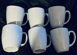 Corelle Mugs Sky Blue (6) 10 oz 4&quot; Coffee Mugs Light sky Blue - £22.75 GBP
