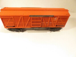 LIONEL POST-WAR 3656 OPERATING CATTLE CAR ONLY 0/027 -EXC WORKS - S31T - $16.10