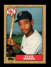 1987 Topps Traded #14 Ellis Burks Nmmt (Rc) Red Sox - £4.20 GBP