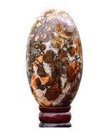 170MM Superb King Cobra Jasper Crystal Quartz Healing Reiki Energy Stone Lingam