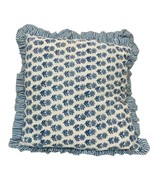 Pack of 2 Throw Pillow Covers 100% Cotton Pre Washed Ruffle Decorative P... - $61.12 CAD
