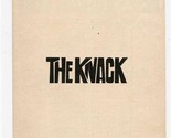 Showcard The Knack The New Theatre New York 1964 Mike Nichols - $17.82