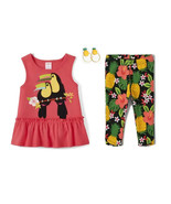 NWT Gymboree Girls Size 10 PINEAPPLE PUNCH Tank Capris Hair Ties  NEW - £20.32 GBP