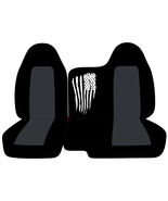 60-40 BENCH TRUCK SEAT COVERS FITS 98-03 RANGER/ BLACK CHARCOAL Tattered... - €85,69 EUR