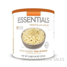 Essentials Cheddar Mac N Cheese Large #10 Cans Emergency Long Term Food 25 Year - £38.08 GBP